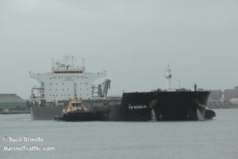 The TW Manila leaving port in Australia in 2013. (Courtesy: Basil Brindle/MarineTraffic.com)