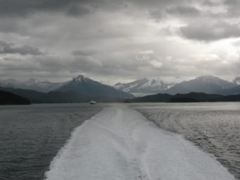 Officials are supporting the idea of a ferry that could connect to the southern end of Mitkof Island south of Petersburg. (Photo courtesy of KFSK)