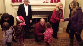 Bill Walker, Byron Mallott, holiday open house