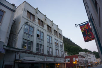 The derelict Gastineau Apartments, July 21, 2015. (Photo by Jeremy Hsieh/KTOO)