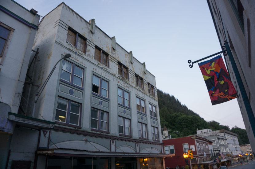 The derelict Gastineau Apartments, July 21, 2015. (Photo by Jeremy Hsieh/KTOO)