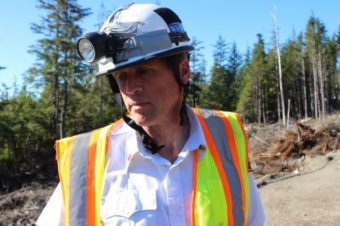 Seattle battalion chief Thomas Richardson. Despite his long hours on the Oso event he says he’s no expert. “No one is prepared for this kind of slide.” (Photo by Robert Woolsey/KCAW)