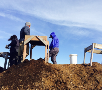 The Nunalleq excavation near Quinhagak is revealing artifacts that have survived hundreds of years in permafrost. The site is threatened now by coastal erosion. (Photo by Daysha Eaton / KYUK)