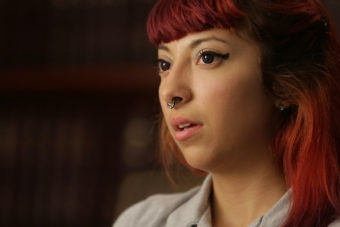 Kimberly Cervantes, one of the student plaintiffs, says she witnessed the deaths of two fellow students while in middle school. Coutesy of Public Counsel
