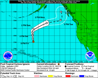 The National Weather Service is predicting heavy rains for the next few days in the lower third of the Southeast pandhandle. (Image generated by the National Weather Service)