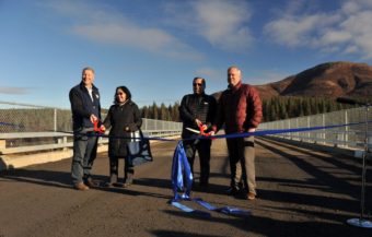 Wood River Bridge ribbon cutting