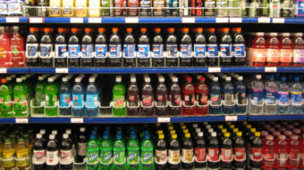 Soda shelf