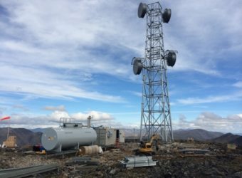 A TERRA network radio tower. (Photo courtesy of GCI)