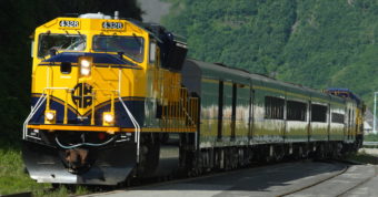 Alaska Railroad in Whittier