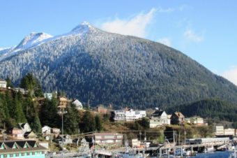 Deer Mountain over Ketchikan