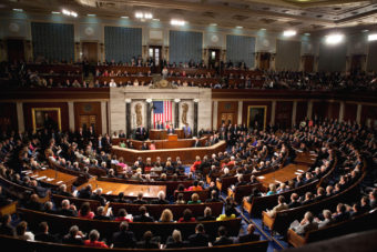 President Barack Obama delivers a health care address to a joint session of Congress at the United States Capitol in Washington, D.C., Sept. 9, 2009. (Photo by Lawrence Jackson/White House)