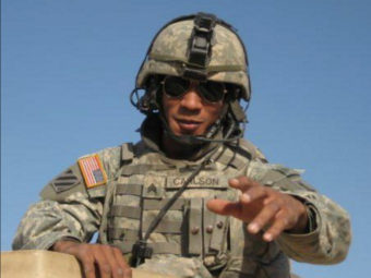 David Carlson served two tours in Iraq while in the military. Courtesy of David Carlson