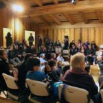 The Sealaska Heritage Institute recently acquired a Chilkat robe believed to be a funerary object. (Photo by Elizabeth Jenkins/KTOO)