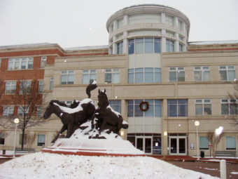 Prince George's County District Court in Maryland has used a mental health court as an alternative to traditional criminal proceedings. Sallicio/Wikimedia