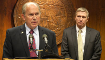 Gov Bill Walker and Dean Williams