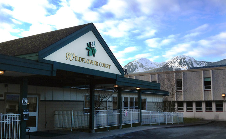 Wildflower Court is a non-profit, 57-resident long-term-care facility in Juneau. (Photo by Ed Schoenfeld/CoastAlaska)
