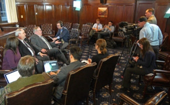 Suspension of the Rules press availability, Feb. 8, 2016.