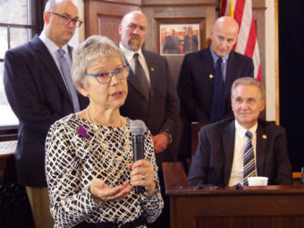 Kayla Epstein, widow of Rep. Max Gruenberg