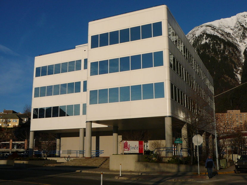 Sealaska Plaza, headquarters of the Southeast regional Native corporation, in Juneau. (Photo by Ed Schoenfeld/CoastAlaska News)