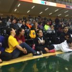 Mt. Edgecumbe sent 15 Braves to the 46th NYO Games in Anchorage, which took place April 21-23. A few of them will graduate this Thursday. (Photo by Emily Kwong/KCAW)