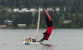 The regatta at the 2016 Juneau Maritime Festival (Photo by David Purdy/KTOO)