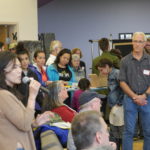 Christy NaMee Eriksen addresses audience. (Photo by Quinton Chandler/KTOO)