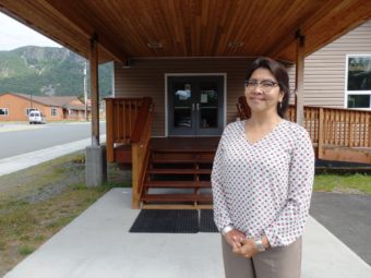 Harriet Brouillette is tribal administrator for the Chilkoot Indian Association. (Photo by Emily Files/KHNS)