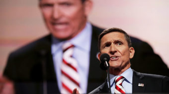 Retired Army Lt. Gen. Michael Flynn spoke at the Republican National Convention in Cleveland last month in support of Donald Trump.