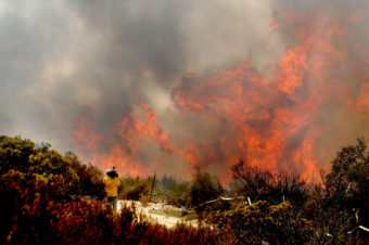Fire crews made significant progress Wednesday in containing the Pilot Fire in California's San Bernardino Mountains. It's one of three major fires currently burning in the state.