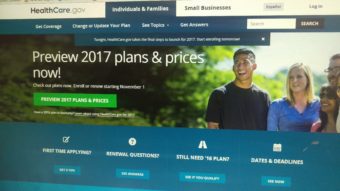 The open enrollment period for the federal health insurance marketplace opens Nov. 1, 2016. (Photo by Josh Edge/APRN)