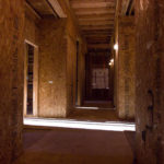An under construction second floor hallway in the Housing First Project on November 17, 2016. (Photo by David Purdy/KTOO)