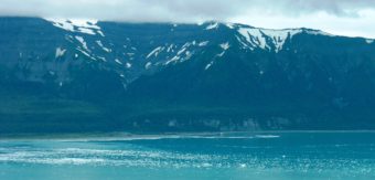 Part of the beach at Icy Cape is seen from the water Aug. 8, 2008. Beach Sands contain gold and garnet, which has industrial uses. (Photo by Sam Beebe/Creative Commons)