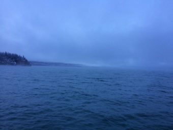 Lake Clark has been socked in by ice fog, which is common this time of the year. That is making air searches difficult, and boat operations have been suspended by NPS. (Photo by National Park Service ~ Lake Clark National Park and Preserve)
