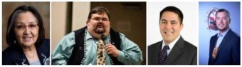Rosita Worl, Richard Peterson, Anthony Mallott and Charles Clement.