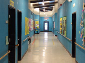 Hallway in Mendenhall River Community School on Thursday, Mar. 2, 2017.