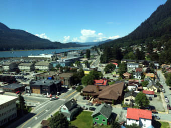 The Flats neighborhood of downtown Juneau.