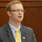Rep. David Eastman, R-Wasilla, speaks during a House floor session in March. He hasn't apologized for comments he made about Alaska women being glad to become pregnant so they can travel for abortions. (Photo by Skip Gray/360 North)