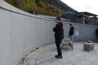 The Alaska Commercial Fishermen's Memorial in Juneau on Saturday, May 6, 2017.
