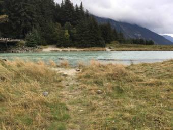 Fishermen will still be able to drive vehicles to the spot on the Chilkoot River during the hooligan run. (Photo by Abbey Collins/KHNS)