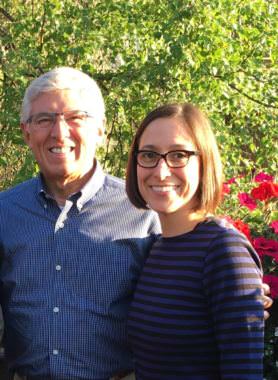 Alaska Lt. Gov. Byron Mallott with Nikoosh Carlo, the new special adviser for climate. (Photo courtesy of the Office of the Lieutenant Governor)