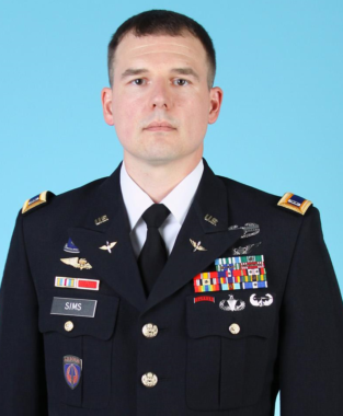 U.S. Army Chief Warrant Officer Jacob M. Sims, 36, died in a helicopter crash in Afghanistan on Friday, Oct. 27, 2017. (Photo courtesy U.S. Department of Defense)