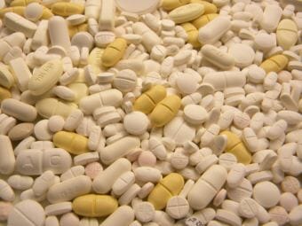 Unused tablets that were collected and treated as medical waste.