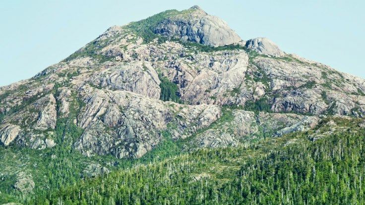 The peak of Bokan Mountain on Prince of Wales Island.