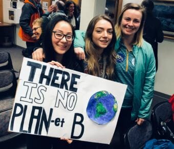 Juneau residents turned up at a Juneau Assembly committee meeting Jan. 29, 2018, to encourage elected officials to approve a renewable energy strategy.