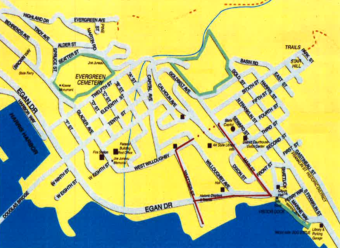 This map appeared in a Dec. 22, 2017, notice from the Alaska Department of Administration seeking proposals for 100 off-street parking spaces in the area bounded by the red lines.
