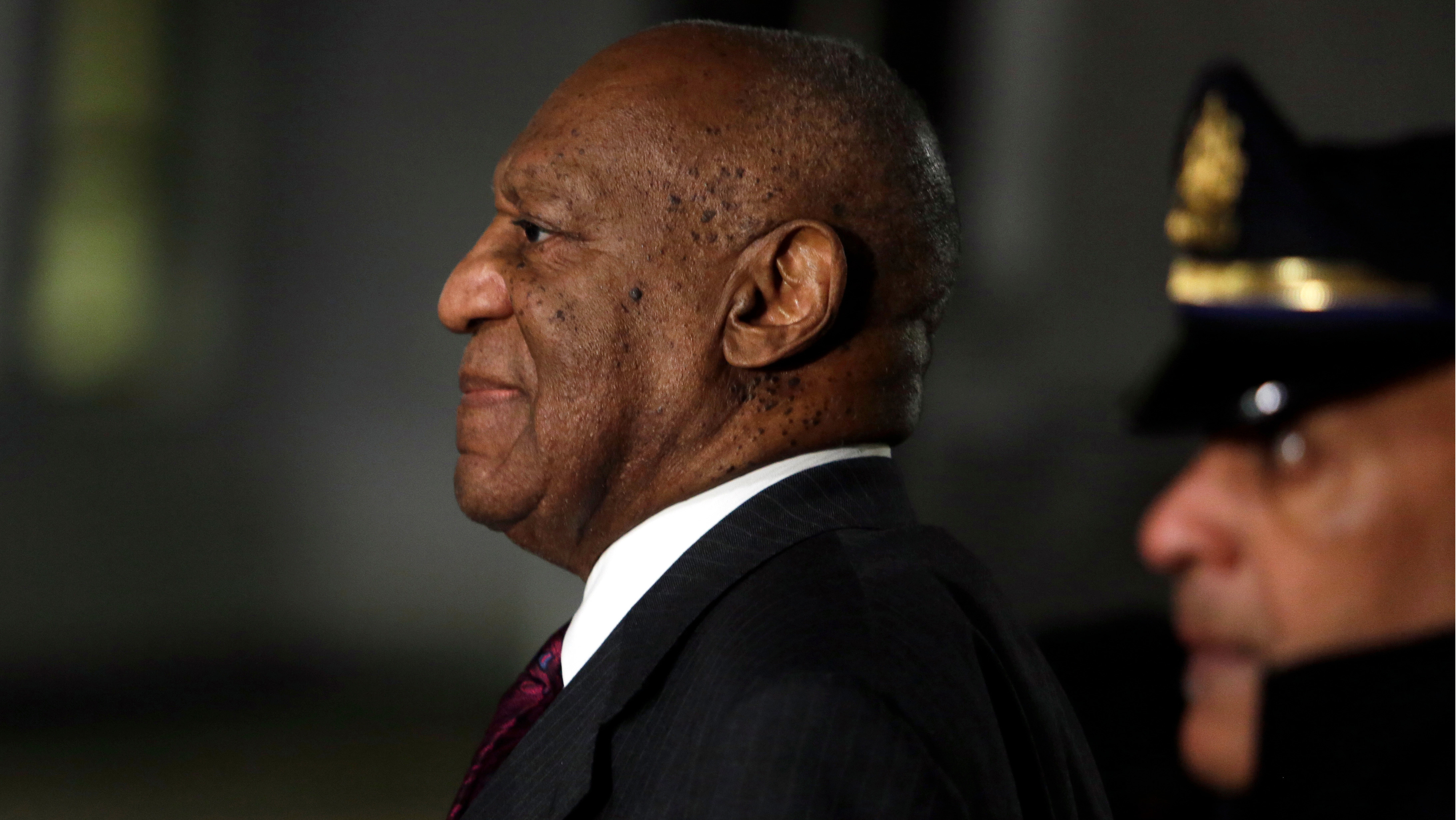 (ONE TIME USE ONLY) Bill Cosby departs the Montgomery County Courthouse in Norristown, Pa. on Wednesday. (Photo by Jacqueline Larma/Associated Press)