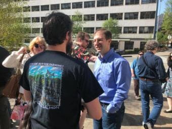 Jesse Kiehl, former aide to Juneau Sen. Dennis Egan, announced Thursday that he is running for that seat. Photo by Ed Schoenfeld/CoastAlaska News)