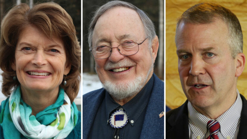 Alaska's congressional delegation: Sen. Lisa Murkowski, Rep. Don Young, and Sen. Dan Sullivan.