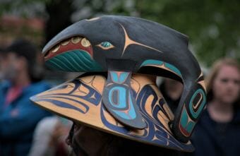 Celebration 2018 grand processional June 6, 2018, Juneau. (Photo by Adelyn Baxter)