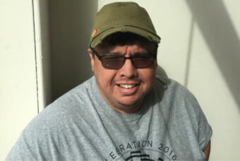 Corey Peratrovich is a Juneau resident who is waiting to receive his Medicaid card. He worked for the Division of Public Assistance until February. (Photo by Andrew Kitchenman/KTOO and Alaska Public Media)